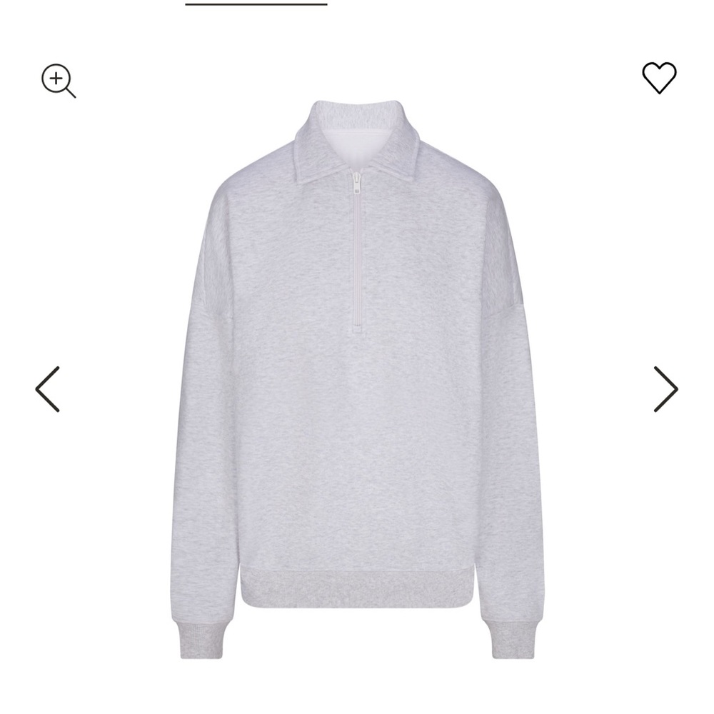 Skims Grey Half Zip